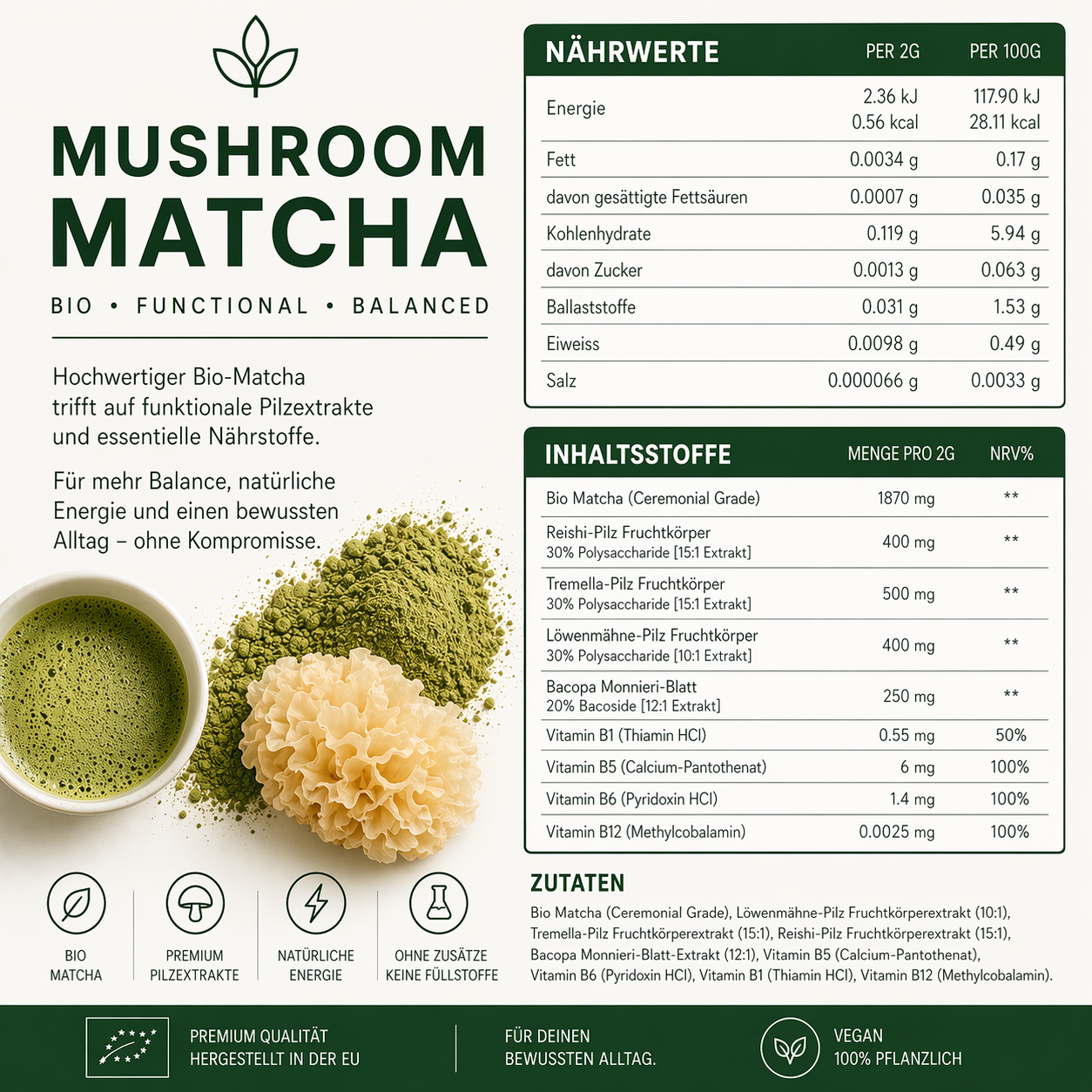 Mushroom Matcha